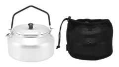 Camping vattenkokare Lättvikts aluminiumlegering Portabel Silver