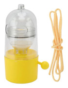 Egg Spinner with Pull Cord, Manual Plastic Egg Scrambler for Golden Eggs, Dishwasher Safe