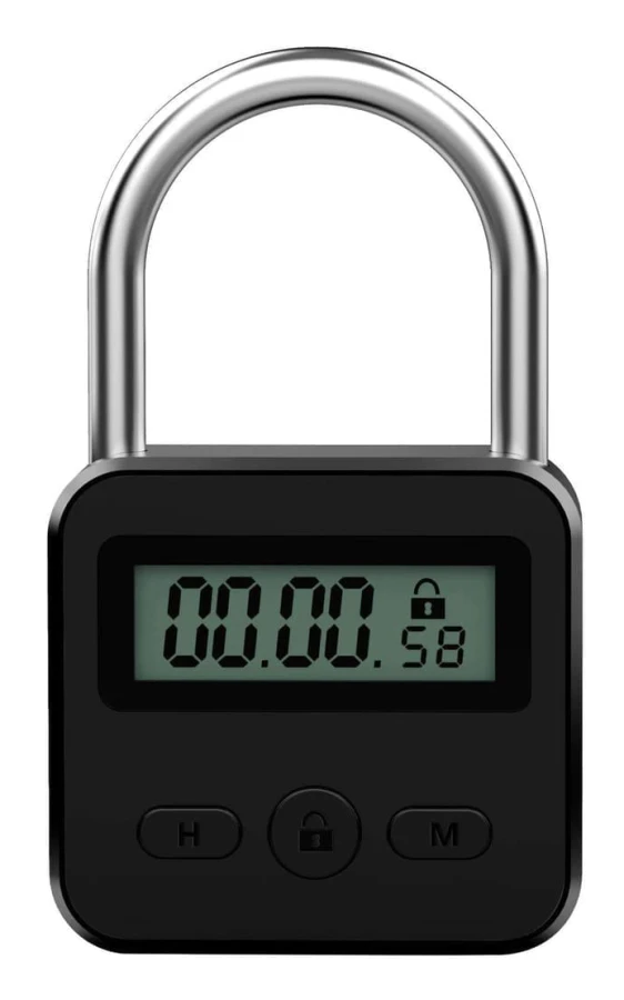 Multifunktion Elektronisk Tid 99 Timmar Max Timing USB Uppladdningsbart Timer Hänglås