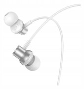 Hoco M110 hörlurar in-ear argenté