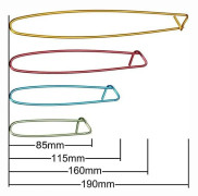 20-pack aluminiumstygnstoppningssticknålar virkbas