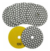 4 \" 100mm Torr Diamantpolerrondell för Marmor Granit Sten Betong (100) Kompatibel med Olika Märken[JUN]