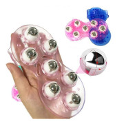 Rullboll Kroppsmassagehandske Anti-Cellulit Muskelvärk Lindring Slappna Av Massager För Nacke Rygg Lyftverktyg Rosa[2F] Red