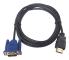 1,8/3/5/10m 1080p Hdmi till Vga 15pin hane kabeladapterledning för Hdtv Hd Lcd