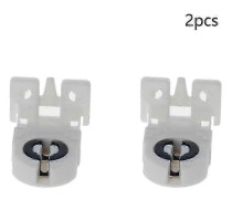 2~10 st T8 Lamphållare Ac 500v 2a G13-f41f Vit T8 Rör G13 Fluorescerande Lampa Led Glödlampa Plast Hållare Sockel Belysningstillbehör b hk_Kvalitetsgåvor