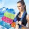 【02】Mikrofiber snabbtorkande sportshandduk för yoga, gym, simning och utomhusbruk blue