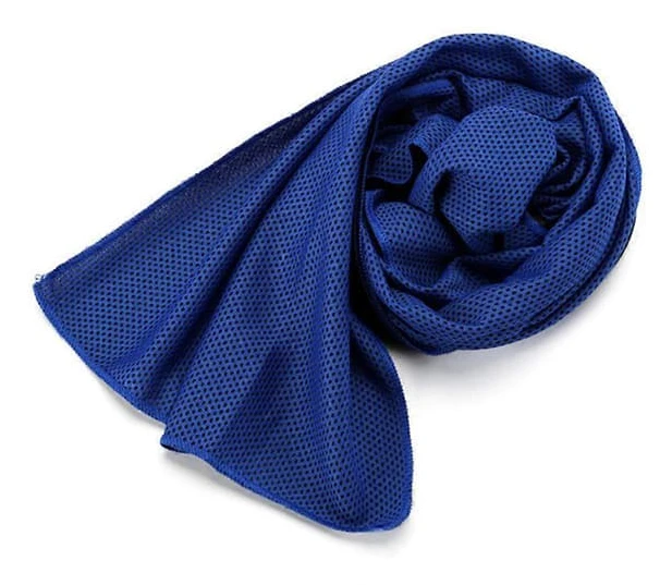 【02】Mikrofiber snabbtorkande sportshandduk för yoga, gym, simning och utomhusbruk blue