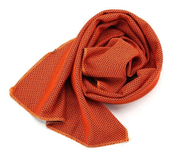 【02】Mikrofiber snabbtorkande sportshandduk för yoga, gym, simning och utomhusbruk orange