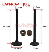 【BQ】Insugs- och avgasventiler för SYM ARA125 GR125 XS125T-17 JET 4 125 14711-F6A-0000 14721-F6A-0000 2V F8A