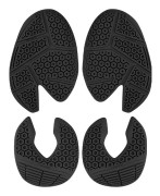 Gör-det-själv Bikake Mönstrad Halkskyddande Sula Klistermärke Gummi Reparation Skoklistermärke Klipps till Passar Sportsko Häl Ljudlös Skydd Medium size (42-44 yards)