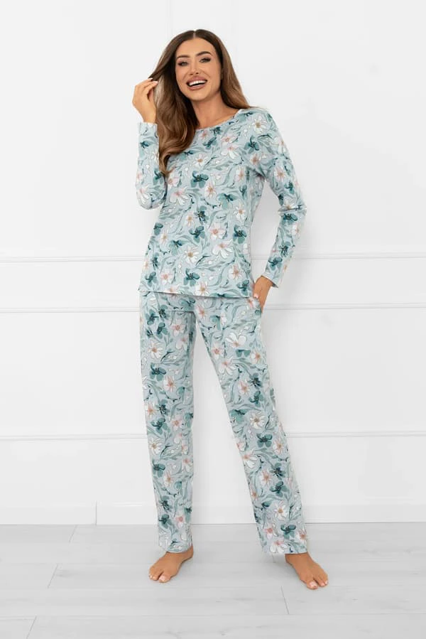Dampyjamas med lång ärm, långbyxor Sequoia M