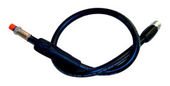 Aqualung LP 3/8 dykslang svart 75 cm