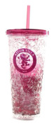 Aston Villa FC vapen 600 ml frysmugg med sugrör