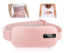 Lämplig för trådlös uppvärmd mensplåster bärbar kramp 5 temp 4 vibration 2 timers mage rygg present
