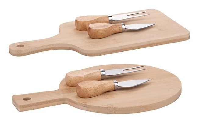Cheese Board with 2 Knives
