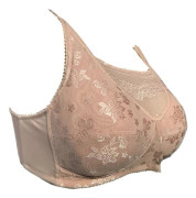Bimei Mastektomi-BH med fickor för bröstproteser, trådlös vardags-BH för kvinnor, plusstorlek 8103, beige, 34a Pink 46B