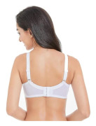 Bimei Mastektomi-BH med fickor för bröstproteser, trådlös vardags-BH för kvinnor, plusstorlek 8103, beige, 34a White 36C