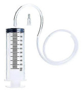 250ml/350ml/500ml Stor Spruta Med 100cm Slang, Steril Och Individuellt Förseglad, Plast Trädgårdsspruta För Vätska, Färg, Epoxiharts, Olja, Vattning P 500ml