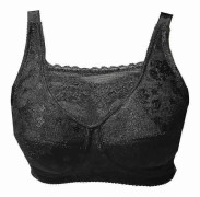 Bimei Mastektomi-BH med fickor för bröstproteser, trådlös vardags-BH för kvinnor, plusstorlek 8103, beige, 34a Black 46D
