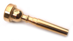 Trumpet Munstycke Musikinstrument Tillbehör Guldpläterad 7C 7C gyllene