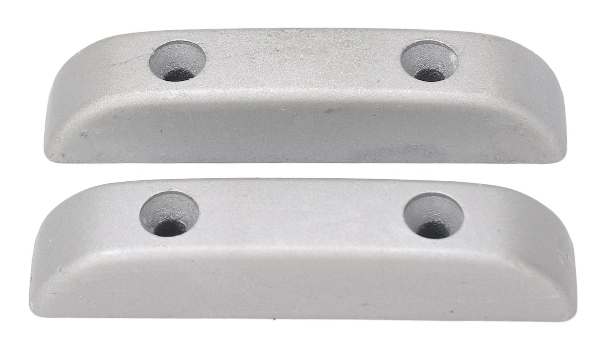 2 st Bas tumstöd Metall Utmattningslindrande Gitarrfingerstöd för Framträdanden Band Silver silver
