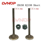 【BQ】Motorcykelmotorventil insugningsavgasventil för JIALING Haojue CB150 WY150 HJ150 CB 150 150cc short valve