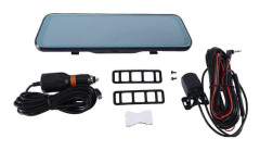 10 tum 1080P Bil Dvr Spegel Dash Cam Dubbla Linser Dashcam Full HD Körinspelare Stream Dash Bilkamera