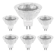 MR16 Halogenlampa 50W 12V GU5.3, Dimbar Varmvit 2800K, Lång Livslängd 3000 Timmar, 6-pack för Spotlight & Spårbelysning Ersättning