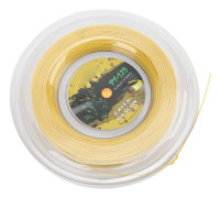 Tennissena 200m Sportracketsena 1,25 mm Polyester Rackettråd Styv Typ för TräningVit gul