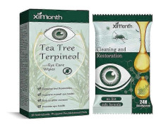 Ögonlock Ögonkvalsterborttagande Tea Tree Oil För Torra Kliande 1box