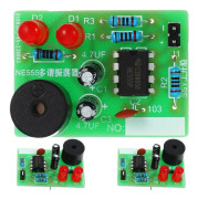 [13]3 uppsättningar svetslödningsövningssats Elektronisk hobbysats Flashkrets lödningsövningskort