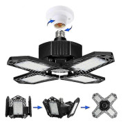 LED-garagelampa 150W LED-lampa E27 6500K kallvit garagelampa med 4