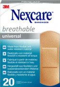 Nexcare 7100227224 självhäftande plåster 2,5 x 7,2 cm 20 styck
