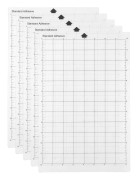 Ersättningsskärmatta Transparent självhäftande Cricut-matta med mätgaller 8 x 12 tum för 5pcs transparent