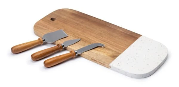 Orrefors Jernverk Cheese Board with Three Knives 1370