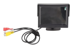 Bilmonitor, 480x272 LCD backkamera monitor svart V1/V2 16:9 ingång med solskydd för bil