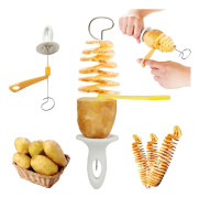 4x Tornado Potato - Potatisspiral för Viral Potatis vit white
