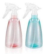 500 ml sprayflaskor, 2 påfyllningsbara plastsprutor med avtryckare för hushållsrengöring, frisering, trädgårdsarbete, blommor, växtsprutflaskor