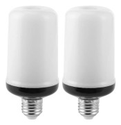 2PCS 99LED Simuleringsflamma Lampa Eldljuslampa med Gravitationssensor för Fest Festivaler Dekor 85‑265V