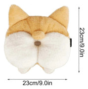 Bilvävnadslådhållare, söt mjuk plyschkatt Corgi Butt Tissue Dispenser Tecknade djur Bilvävnadslåda Pappersservettförvaringslåda
