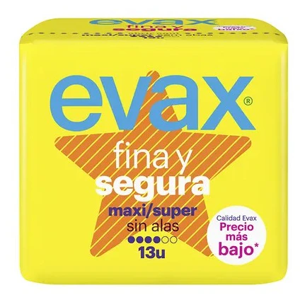 Evax Fine and Safe Maxi 13UND Compresses