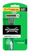 Wilkinson Wilkinson Quattro Essential 4 Sensitive Precision 3 rakhyvlar + 1 4 engångsblad