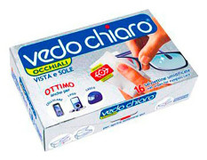 Fresh & Clean Clear Vision Linsvåtservetter Engångs 1-pack med 16 våtservetter