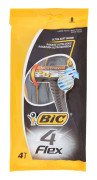 Bic 4-bladig flexrakhyvel, 4 stycken