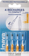 Inava Trio Compact - Interdentalborstar ISO 3 1,2 mm smala - 4 orange refill