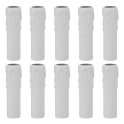Vintage 4-tums ljushylsor för ljuskrona, 10-pack