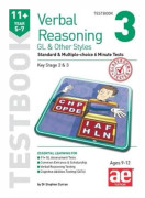 11+ Verbal Reasoning Year 5-7 GL & Other Styles Testbook 3