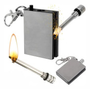 TG71412 ETERNAL MATCH MAGNESIUM ELDSTICK ÖVERLEVNADSNYCKELRING AMERICAN STRONG