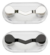 Magnetisk glasögonhållare (2-pack), glasögonhållare i rostfritt stål, magnetisk nål för alla kläder