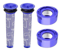 4-pack ersättningsfilter för Sans V7, V8 Animal och Absolute dammsugare